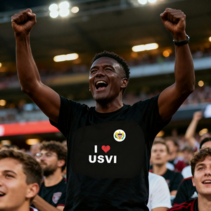 เสื้อยืดแฟนคลับหมู่เกาะเวอร์จินของสหรัฐอเมริกา น้ำหนักเบา ระบายอากาศได้ดี เหมาะสำหรับกิจกรรมกลางแจ้งในฤดูร้อนและการโปรโมชั่นการแข่งขัน - Product Image 4