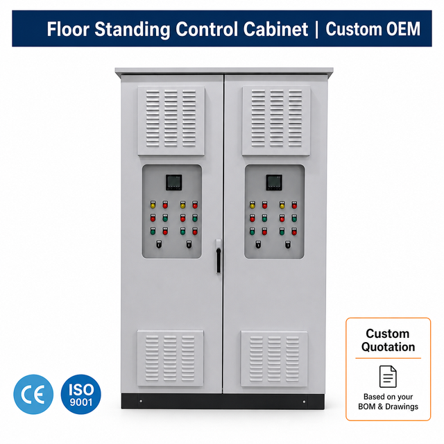 Motor Control Panel VFD Inverter Control Cabinet Integrated Motor Drive for Water Pump HVAC System Industrial Controls