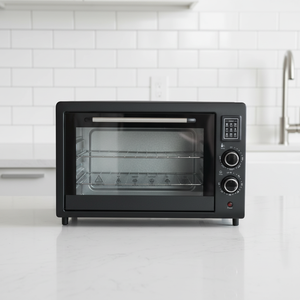 Four électrique multifonctionnel Lovfe 48L, contrôle numérique, thermostat réglable, <span class=keywords><strong>noir</strong></span>, facile à nettoyer, 220V, grille-pain pour usage domestique - Product Image 2
