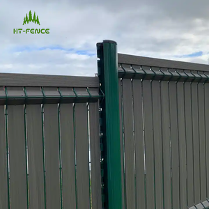 HT-FENCE CE <span class=keywords><strong>iso9000</strong></span> iso14000 iso45000 giấy chứng nhận giá rẻ 1.83x2.5m sự riêng tư hàng rào an ninh 3D giá rẻ fenc Bảng điều chỉnh - Product Image 2
