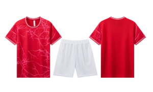 Nouvel ensemble d'uniformes de football à manches courtes, multicolores et personnalisables, avec nom d'équipe, pour l'entraînement sportif. - Product Image 2