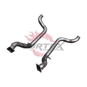 ท่อลงแคท Vortex 304 High Flow สำหรับ Porsche Panamera 970 Turbo GTS 4.8T V8 ปี 2010–2016 พร้อมแผ่นกันความร้อน ไม่แสดงไฟเตือน Check Engine - Product Image 3