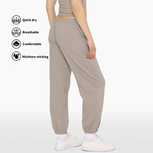 Gran oferta, <span class=keywords><strong>pantalones</strong></span> de chándal de invierno de algodón de cintura alta para otoño, <span class=keywords><strong>pantalones</strong></span> de chándal de algodón transpirable de peso pesado para <span class=keywords><strong>mujer</strong></span> - Product Image 3