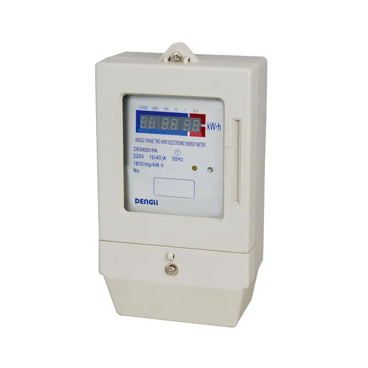 single phase electronic prepayment front board installed active energy meter load control and using electricity management