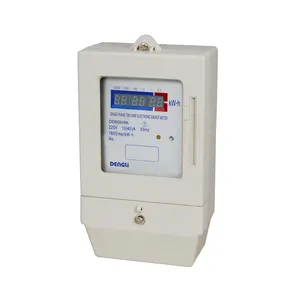 single phase electronic prepayment front board installed active energy meter load control and using electricity management