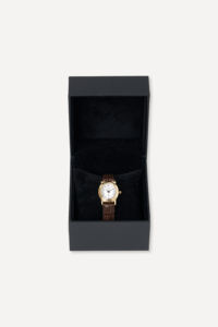 Reloj de Pulsera GBHW Clásico ARO en Oro Marrón, Elegante y Lujoso Reloj de Cuarzo, Estilo Casual de Negocios, Analógico con Correa de Cuero Genuino - Product Image 6
