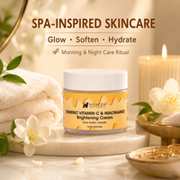 Vente en gros : Soin visage hydratant au curcuma, vitamine C et niacinamide, réduit les pores, contrôle le sébum – Vente directe usine ODM