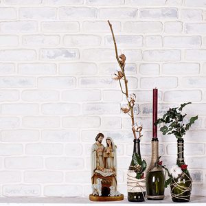 Statue de la Sainte Famille Décoration de Noël Catholique Chambre Jésus Né Marie <span class=keywords><strong>Joseph</strong></span> et Bébés Statue de Jésus - Product Image 5