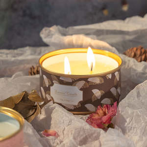 Vela Aromática AIKUN con Tapa, Doble Mecha, Cera de Soja para Aromaterapia, Fragancia para el Hogar, Uso en Viajes y Suministro al por Mayor - Product Image 4