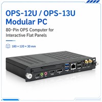 AWSTOUCH Intel I3-1210U I5-12300U I7-12550U 80-Pin OPS Modülü Gömülü Bilgisayar DDR4 32GB'a kadar M.2 NGFF JSATA 2,5 İnç SSD HDD