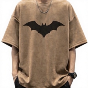 Sudadera con capucha y cremallera para hombre, de peso pesado, cuello redondo, poliéster/algodón, lavado ácido, oversize, hombros caídos, transpirable, de secado rápido, estilo urbano. - Product Image 1