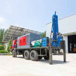 300m 500m 4WD 트럭형 물 우물 드릴링 장비 (공기 압축기 포함) - Product Image 1