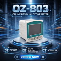Analyseur d'ozone résiduel T-Measurement, contrôleur d'ozone, transmetteur RS485 Modbus RTU, système d'analyse de la qualité de l'eau