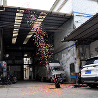 Canon à confettis à 4 têtes avec 4 tubes, machine à papier coloré arc-en-ciel, éclairage de scène, performance, télécommande, machine à pulvériser du papier