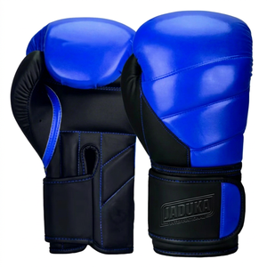 Guantes de boxeo unisex con logotipo en relieve en la correa, 100% cuero vacuno, resistentes a desgarros, de 8oz-16oz. - Product Image 1