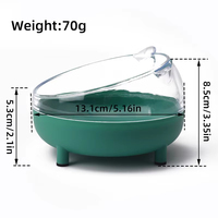 Vente en gros Nouvelle baignoire transparente écologique en plastique élégante pour hamster, accessoires de salle de bain pour animaux de compagnie
