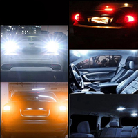 12V T10 W5W bombilla LED para coche 194 168 5630 6SMD Lámpara de lectura Interior de coche de silicona Gel de sílice cuña impermeable al por mayor