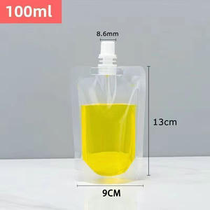 Bolsa de Plástico para Bebidas con Boquilla de Succión Gruesa <span class=keywords><strong>MU</strong></span>, Bolsa de Plástico para Bebidas de Supermercado, Bolsa de Plástico para Compras - Product Image 2