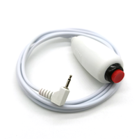 3,5mm Klinkenstecker Reset Ein/Aus-Schalter mit Einzeltaste für Schwesternrufstationen, universell einsetzbar für Patienten/Behinderte
