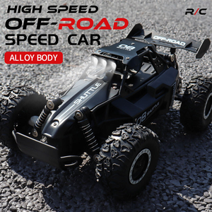 Camioneta <span class=keywords><strong>Monstruo</strong></span> RC <span class=keywords><strong>de</strong></span> Metal a Escala 1:16, Juguete para Niños Mayores <span class=keywords><strong>de</strong></span> 3 Años, Velocidad <span class=keywords><strong>de</strong></span> 20+ km/h, Control Remoto <span class=keywords><strong>de</strong></span> 4 Canales, Luces LED, Lista para Usar - Product Image 3