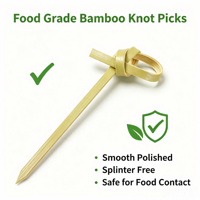 Fourniture d'usine – Brochettes décoratives en bambou bio en forme de cœur de 4 pouces, de qualité alimentaire, pour bar, desserts et apéritifs