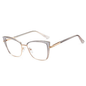 DOISYER売れ筋女性用猫アイ処方メガネ新しいアンチブルーライト眼鏡フレーム光学メーカー製品 - Product Image 3