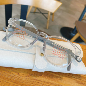 Gafas para niños con bloqueo de luz azul 5801, montura redonda TR90 con bucles para las orejas, lentes planas para niños, fabricadas en Danyang - Product Image 1