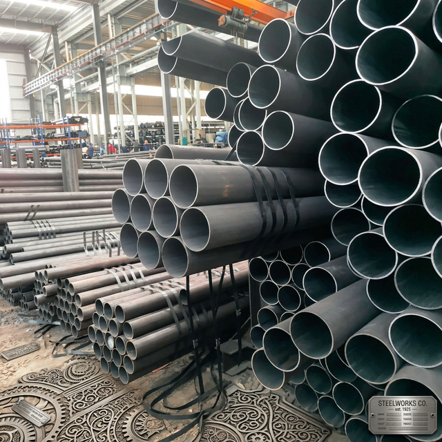Seamless Steel Pipe Manufacturer ASTM A106 A53 API 5L Carbon Alloy Stainless Grade B X52 304 316L