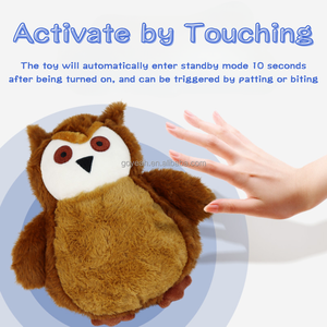 Giocattolo per Cani Interattivo Ricaricabile con Movimento Automatico, Giocattolo Sonoro in Peluche per Animali Domestici con Copertura Rimovibile - Product Image 4