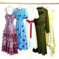 Robes en tulle pour enfants en gros, lots de vêtements d'occasion, robes de fête pour enfants pour le marché de seconde main - Offre spéciale