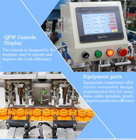 Machine d'assemblage rotative haute vitesse QFW pour contenants de rouge à lèvres et baumes à lèvres - Ligne de production cosmétique contrôlée par PLC, 3000 pièces/heure
