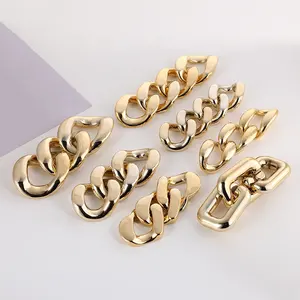Plastic shoe chain ornaments women's shoes flat shoes with buckles