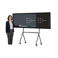 Pizarra Interactiva Inteligente EIBOARD OEM ODM de 75 Pulgadas, Pantalla Táctil LED 4K, Android OPS, para Educación en el Aula