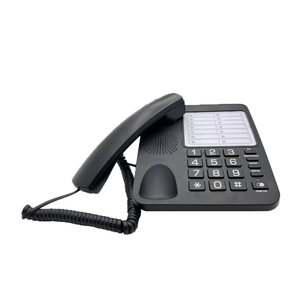 Vente en gros en usine moderne Téléphone noir multifonctionnel pour chambre d'hôtel Téléphone commercial filaire avec <span class=keywords><strong>ligne</strong></span> <span class=keywords><strong>fixe</strong></span> - Product Image 2