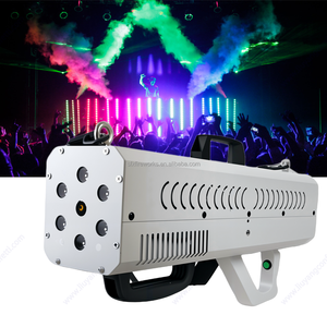 DELI W RGB Cannon Jet Music Festival حفلة ملهى ليلي مسدس ضباب يدوي مولد دخان بخار محمول DJ Cryo مطلق نار دخان - Product Image 4