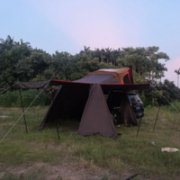 4x4 Offroad Overland Camping Auto Heck markise Oxford Stoff Dachzelt Nebengebäude Perfekte Übereinstimmung für Autodach zelt