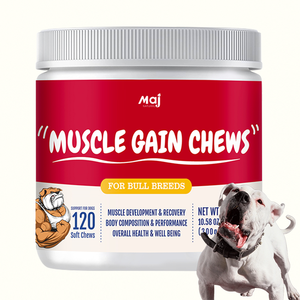 Suplemento de Proteína <span class=keywords><strong>en</strong></span> Tabletas Masticables para Perros, Marca Privada OEM, Favorece el Desarrollo Muscular, Fortalece el Sistema Inmunológico con Vitaminas - Product Image 1