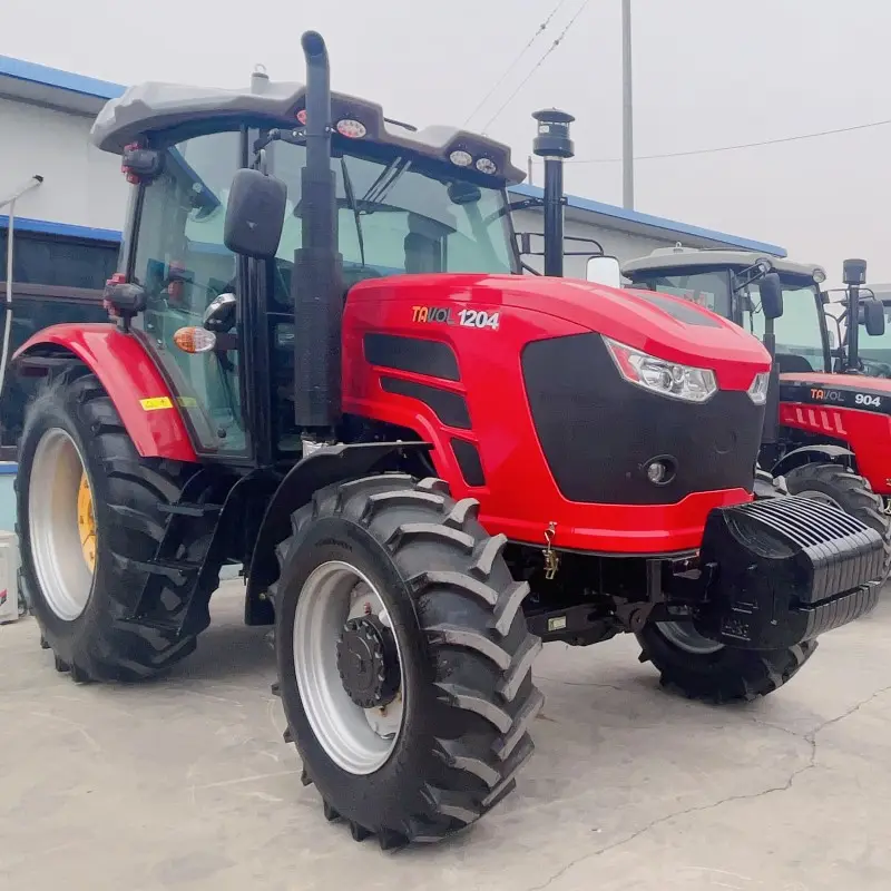 Tractor de rueda de granja 80hp 90HP 120hp 140HP 4wd con motor YTO 140HP en marca tavol China