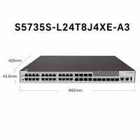 S5735S-L24T8J4XE-A3 24-Port Gigabit RJ45 8-Port 2.5GE SFP 4-Port 10GE SFP+ 2x10G Stack Layer 3 Enterprise Managed Switch