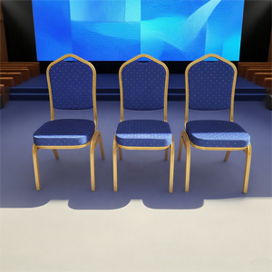 Toptan ucuz Metal ziyafet sandalye düğün için kilise salonları ziyafet sandalye istiflenebilir yemek restoran Bar kiralama - Product Image 5