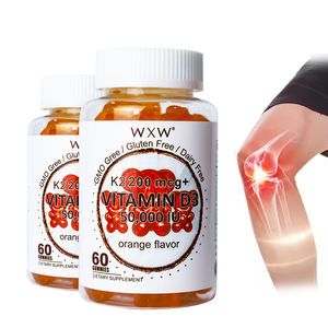 Gomitas de Vitamina D3K2 con Sabor a Naranja WXW, Apoyan la Salud Ósea en Adultos, Promueven la Salud para Mujeres Embarazadas - Product Image 1