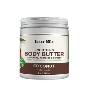 Shea Butter Isner Mile OEM/ODM Private Label Organic Natural Whipped Shea Coconut Body Butter Lotion