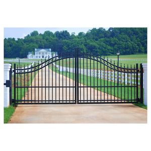 Sistema de Puerta Abatible de Gran Tamaño de la <span class=keywords><strong>Serie</strong></span> PRIMA Premium de Alta Resistencia, con Recubrimiento Electrostático en Polvo, Resistente a la Niebla Salina y al Óxido, Puerta de Hierro - Product Image 2