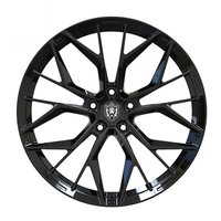 Fourniture directe d'usine jantes sport noires 5x114.3 20 21 22 pouces jante de voiture en alliage d'aluminium forgé sur mesure pour honda civic