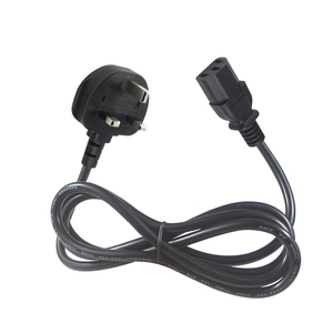 6 pies Inglaterra BS 1363 a C13 <span class=keywords><strong>Monitor</strong></span> de computadora Conector Cable de alimentación Enchufe del Reino Unido con fusible 13A - Product Image 6