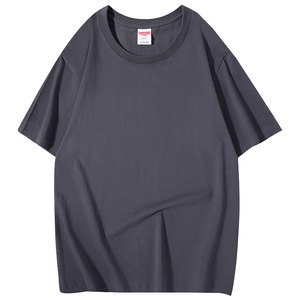 Camiseta Formal de Trabajo para Hombre, 260 g/m², Algodón Puro Grueso, Talla Grande, con Logotipo Personalizado Impreso y Bordado, Venta al Por Mayor - Product Image 4