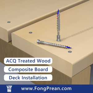 Stainless Steel Decking <b>Screw</b> 304/316 Stainless Steel M3 - M8 25 - 400mm Turbo Slant Cutting Tip Industrial Fastener - Product Image 2
