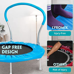 Couverture de <span class=keywords><strong>trampoline</strong></span> ronde en PVC Zoshine, rembourrage à ressorts, pratique pour le stockage, intérieur, pour la maison, fitness en intérieur, saut, utilisation par les enfants - Product Image 4