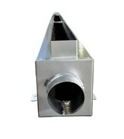 Diffuseur linéaire industriel moderne en aluminium pour CVC avec boîtier de plénum et barre de flux invisible pour une ventilation efficace des bureaux et des espaces publics
