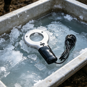 Nouveau <span class=keywords><strong>chauffe</strong></span>-<span class=keywords><strong>eau</strong></span> électrique de qualité agricole pour abreuvoirs de moutons et de bovins, protection par thermostat, étanche IP68, garantie 1 an - Product Image 2